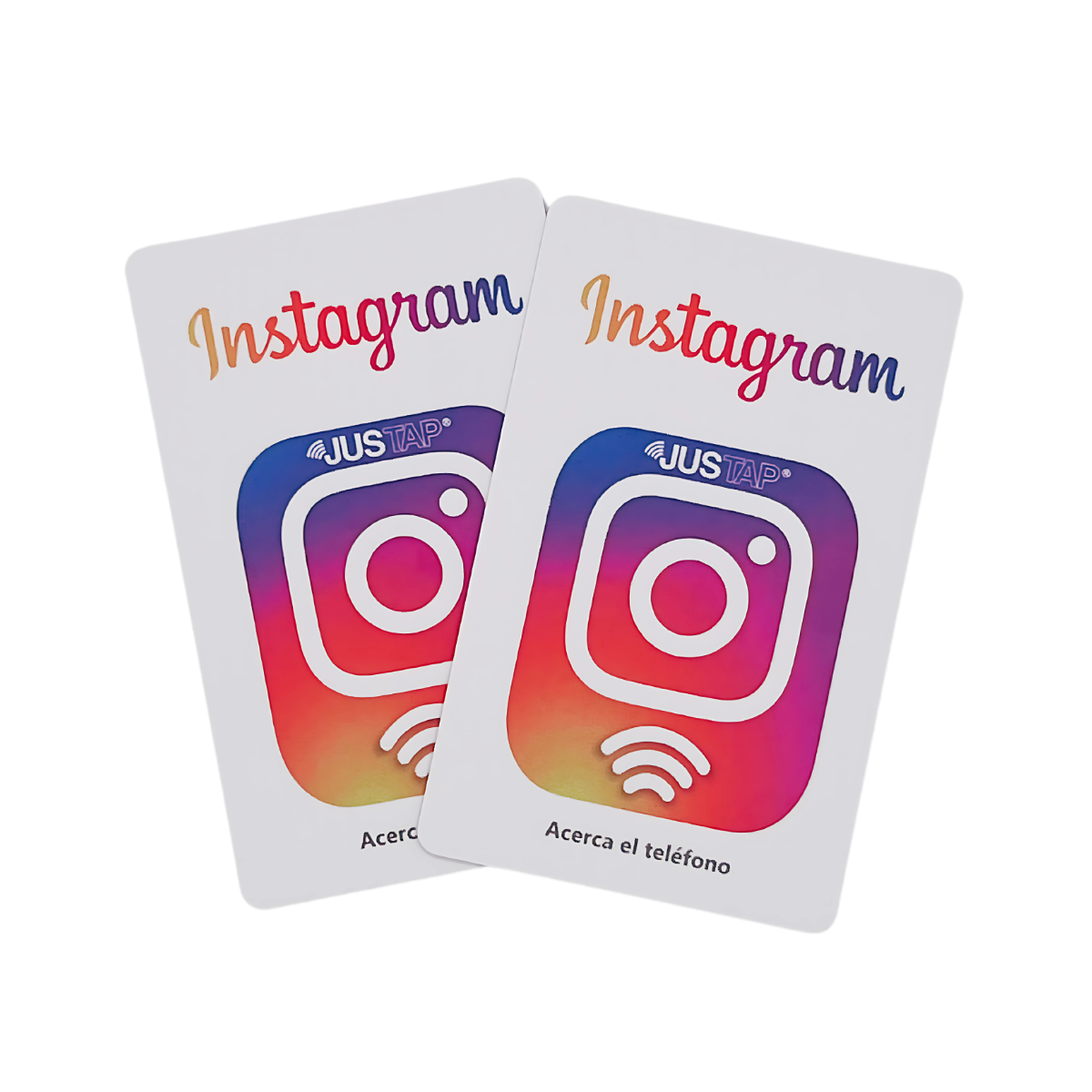 Tarjeta JUSTAP® con NFC para Instagram