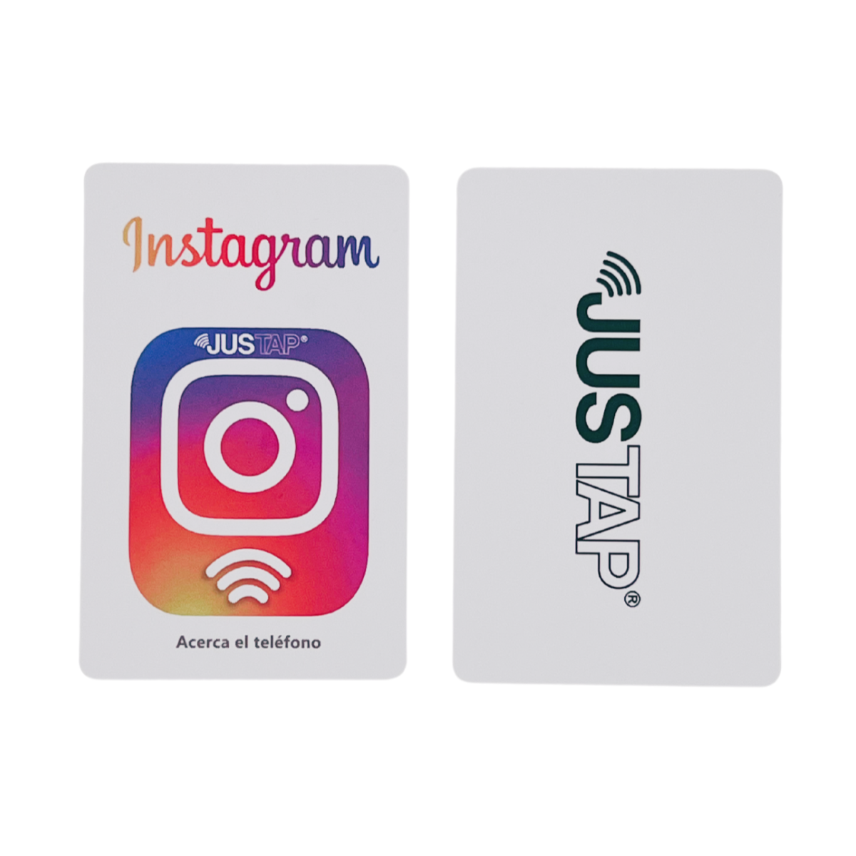 Tarjeta JUSTAP® con NFC para Instagram